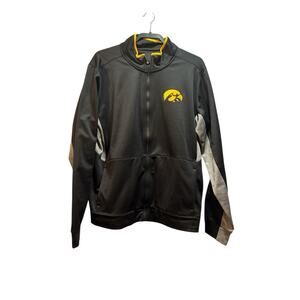 Iowa Hawkeyes Gen 2 full zip jacket men’s large. Polyester, fleece lined